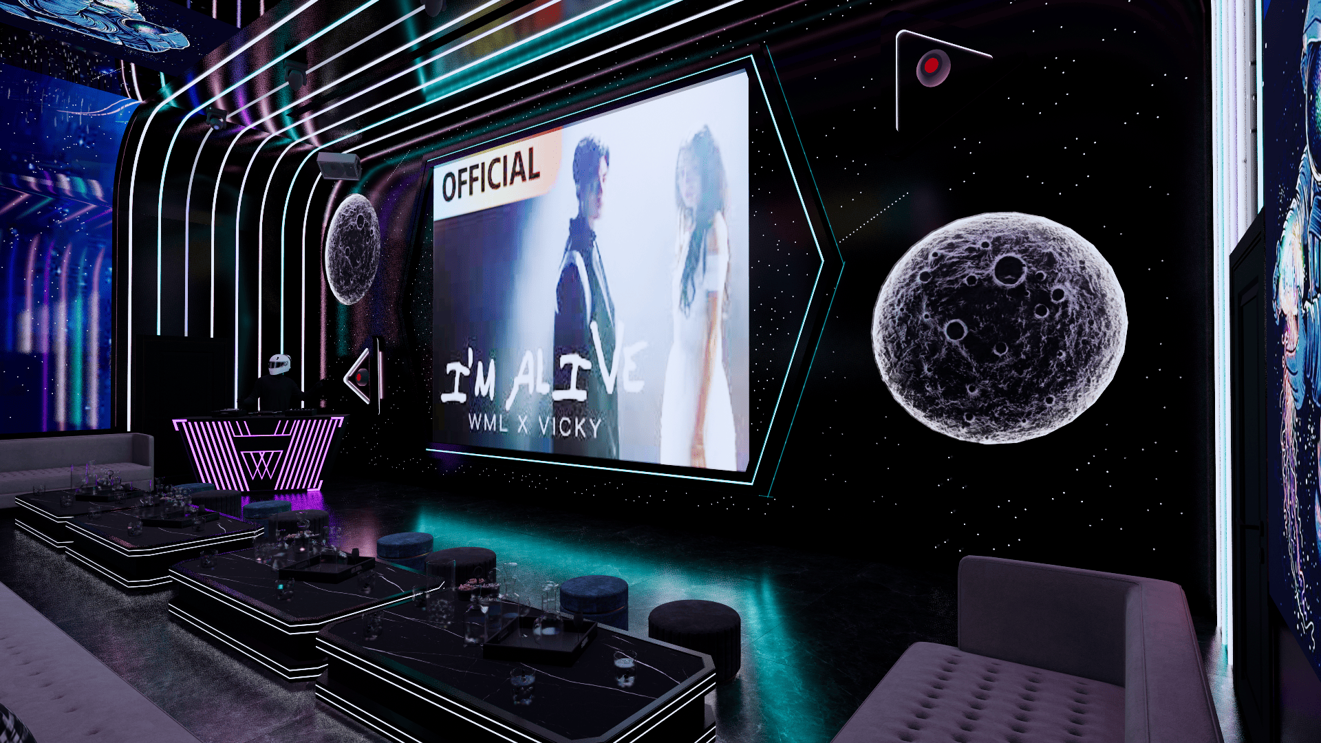 招待會所照明氛圍