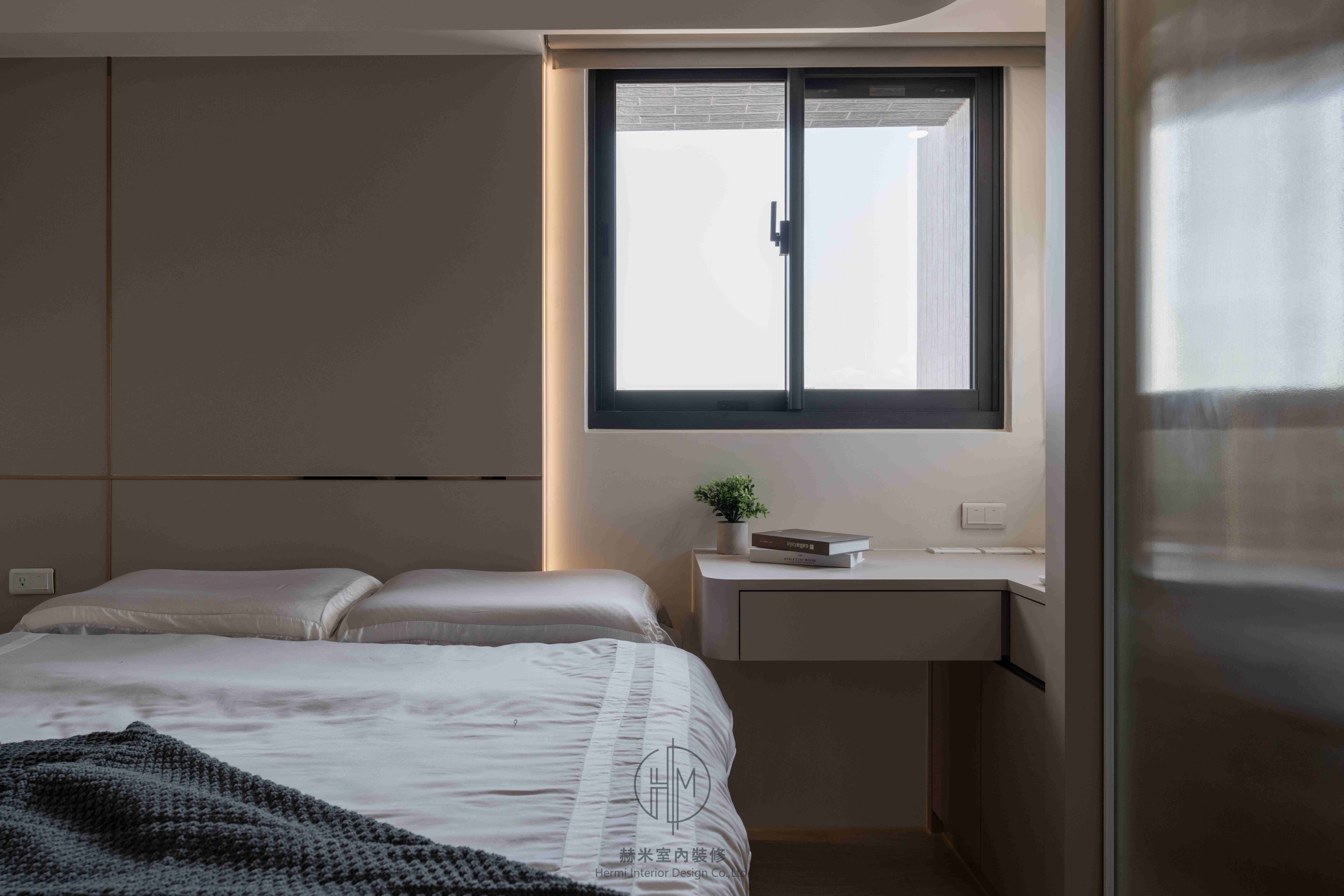 編織紋理床頭細節