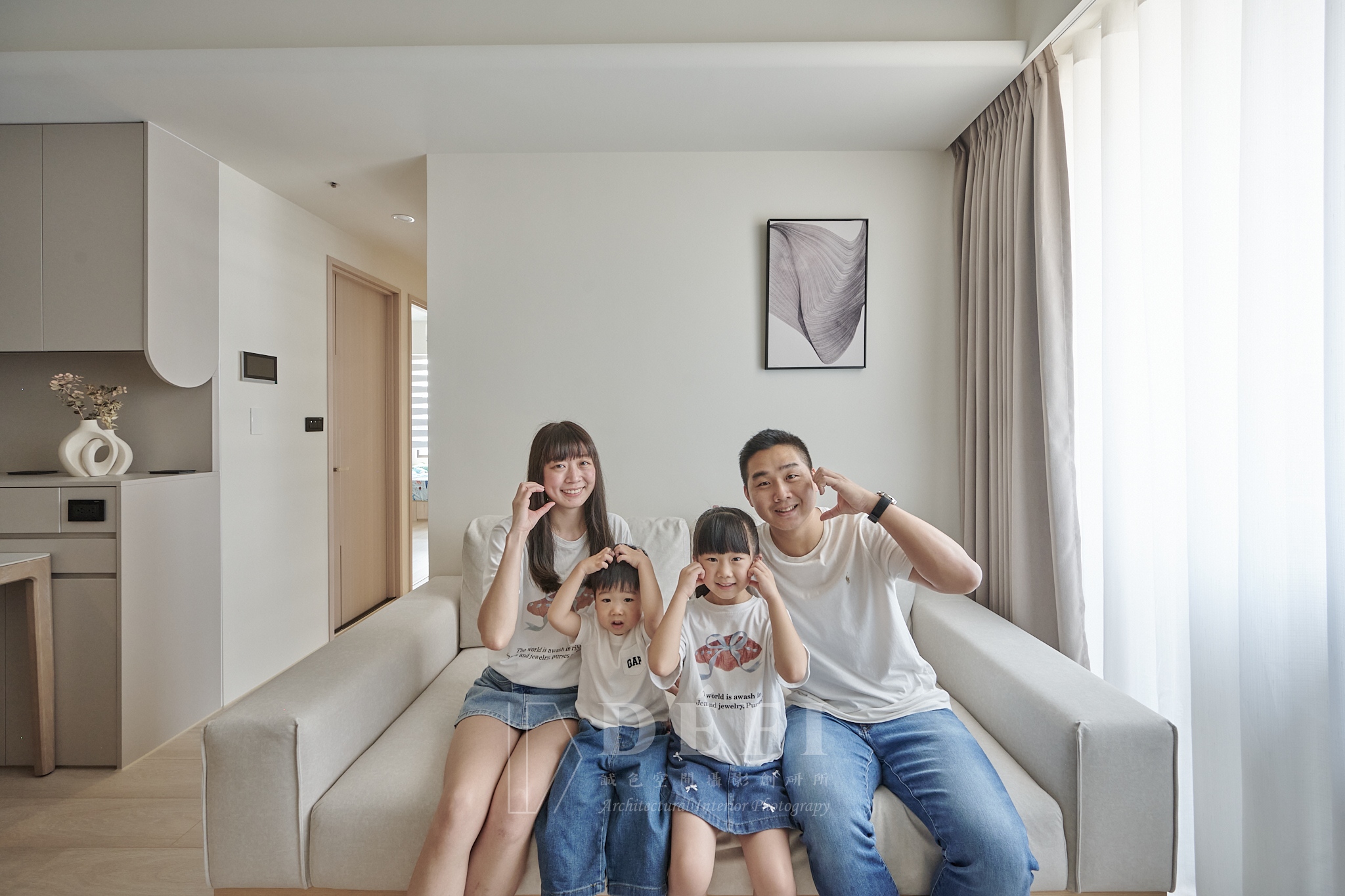 全家福（俏皮手勢版）